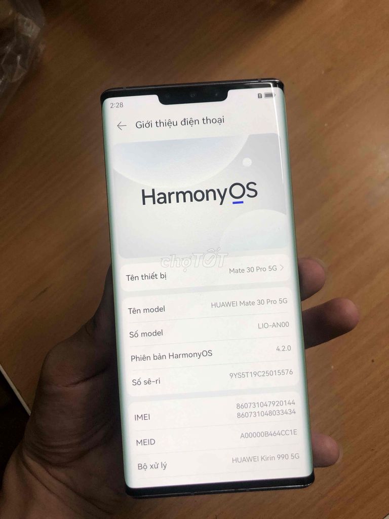 Huawei Mate 30 Pro 5G 8GB/128GB. Mua bán Điện thoại tại Quận Bắc Từ Liêm Hà Nội được đăng bởi Duy Nguyễn hình 1