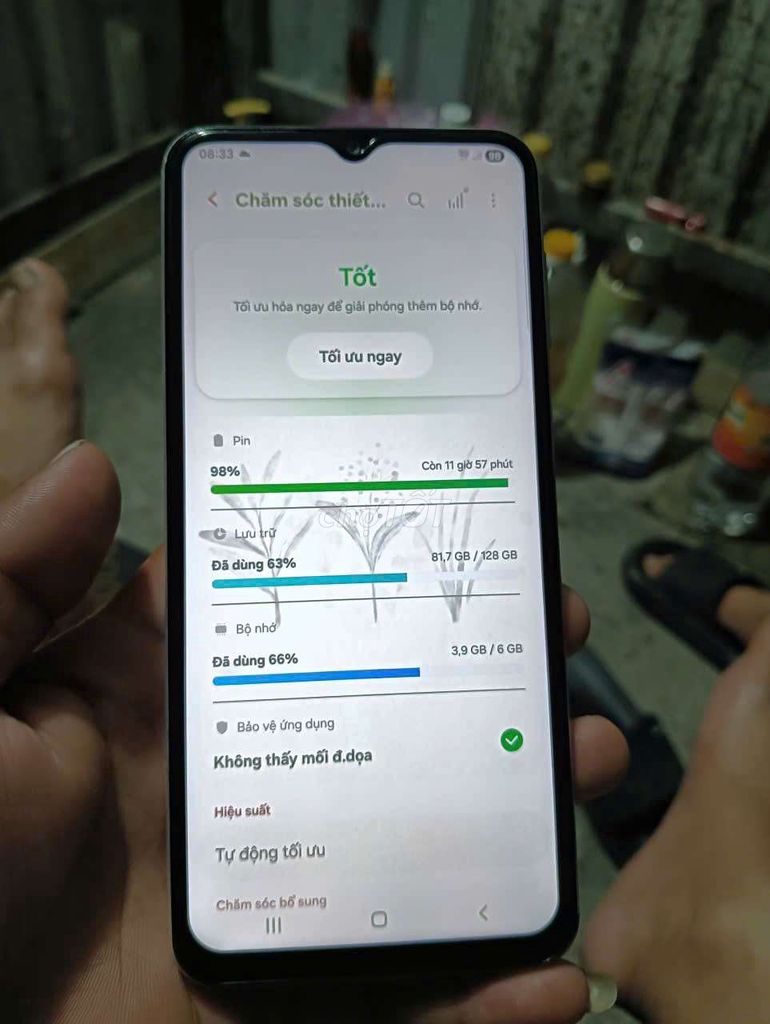 Samsung Galaxy m33 128GB Trắng 6GB. Mua bán Điện thoại tại Huyện An Dương Hải Phòng được đăng bởi Trai Hà Giang hình 1