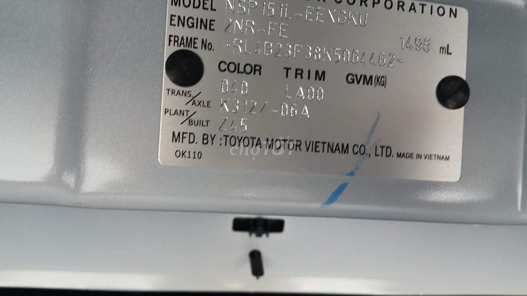 Toyota Vios 2019 1.5G CVT - 37800 km. Mua bán Ô tô tại Quận Ba Đình Hà Nội được đăng bởi Hoang Nghia hình 4