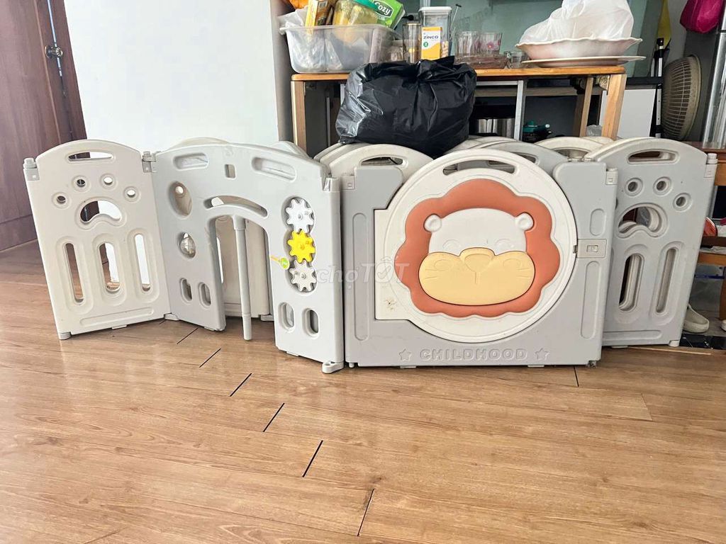 Cũi quây Chillhood Nhựa Xám 1.8x2m. Mua bán Mẹ và bé tại Quận Nam Từ Liêm Hà Nội được đăng bởi LuanQV hình 1