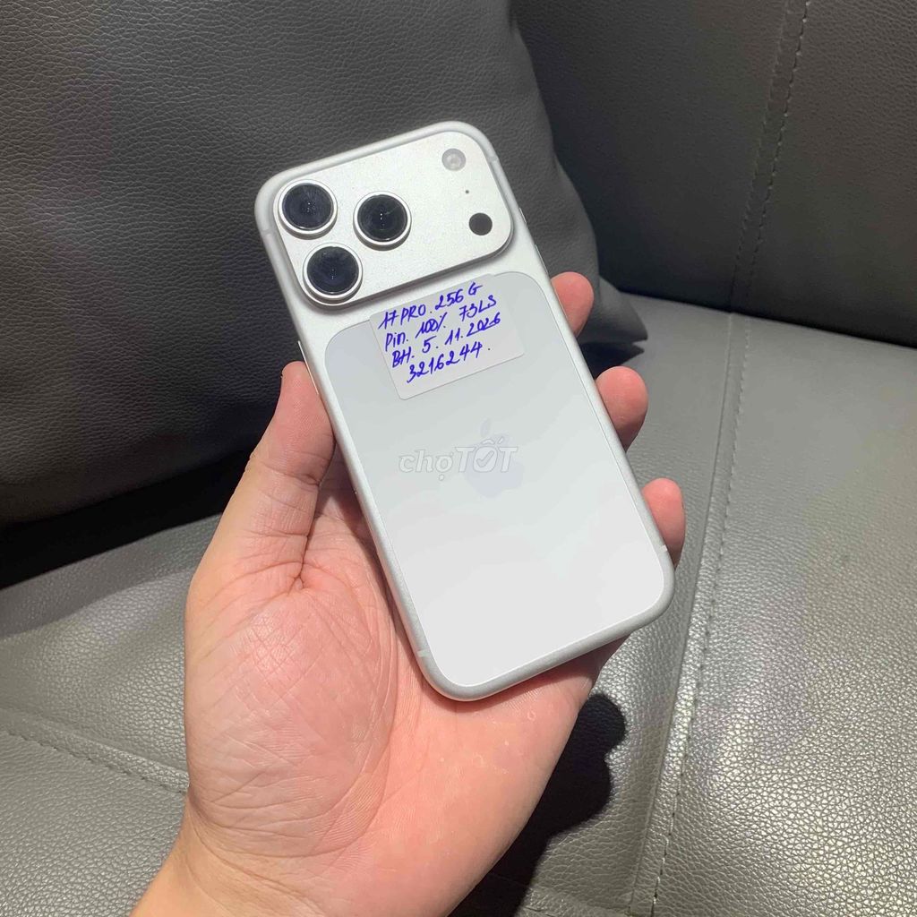 iPhone 17 Pro 256GB Bạc Đã sử dụng. Mua bán Điện thoại tại Quận Nam Từ Liêm Hà Nội được đăng bởi Huy Ngoc Nguyen hình 1