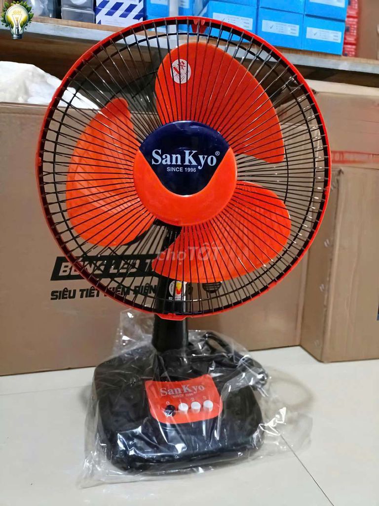 Quạt bàn Sankyo B3 Cam Đen Nhựa cao cấp. Mua bán Quạt tại Thành phố Rạch Giá Kiên Giang được đăng bởi Nhã Đan hình 1