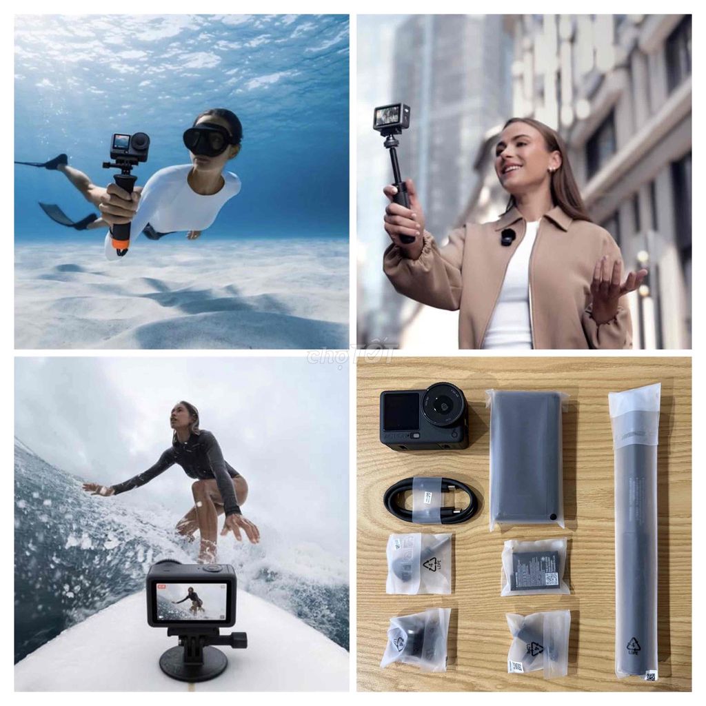 Combo máy quay camera DJI Osmo Action 6. Mua bán Máy ảnh, Máy quay tại Quận Hải Châu Đà Nẵng được đăng bởi Minh Phạm hình 1
