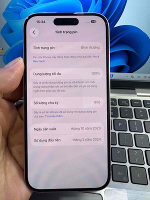 Apple iPhone 15 128GB Hồng máy đẹp