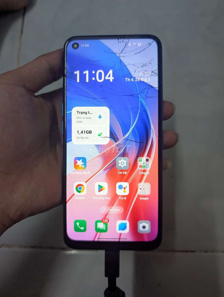 Oppo A55 4/64. Mua bán Điện thoại tại Quận Tân Bình Tp Hồ Chí Minh được đăng bởi Quang Tuấn  hình 1