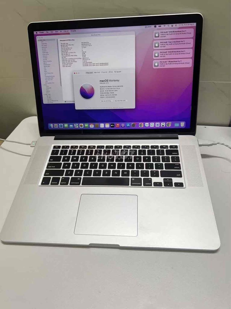 Macbook Pro A1398 15” (2015) 16GB + 256GB. Mua bán Laptop tại Quận Bình Tân Tp Hồ Chí Minh được đăng bởi     Phú Laptop hình 1