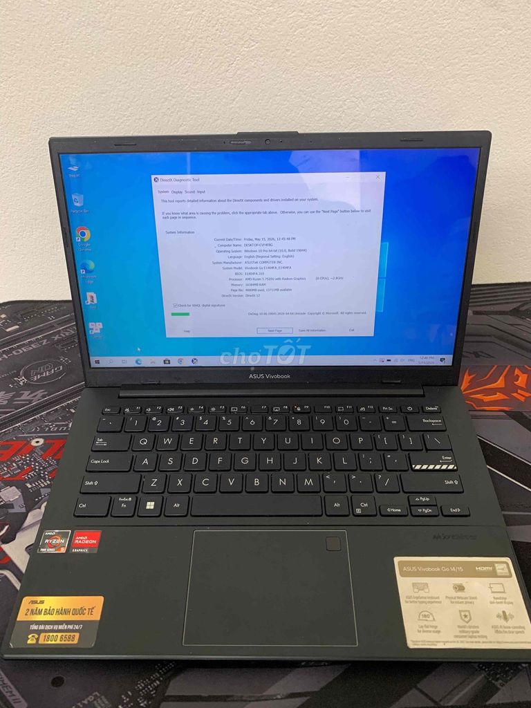 Asus Vivobook Go E1404FA AMD Ryzen 5 16GB/512GB. Mua bán Laptop tại Huyện Hoằng Hóa Thanh Hóa được đăng bởi Công Lê hình 1