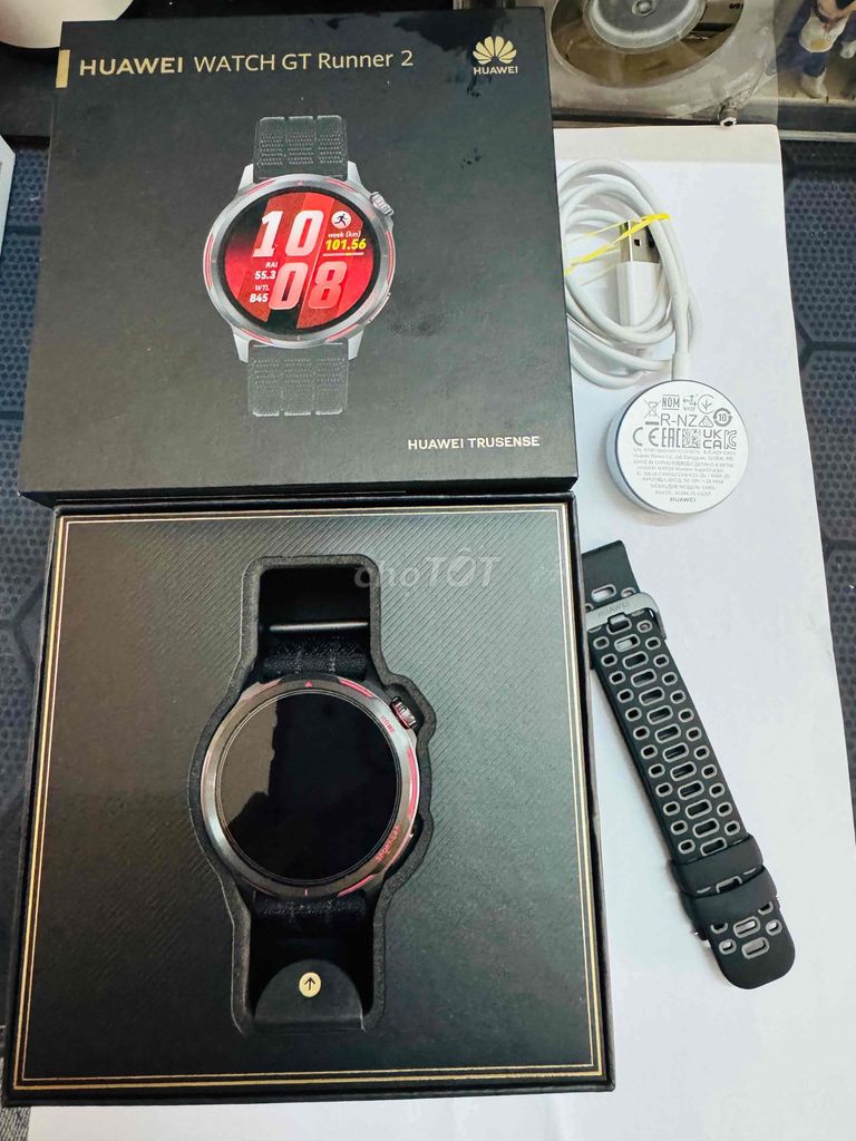 Huawei GT Runner Đen. Mua bán Thiết bị đeo thông minh tại Quận Cẩm Lệ Đà Nẵng được đăng bởi Huawei Chính Hãng Đà Nẵng zz Mua và Bán Đồng Hồ Mới Cũ zz  hình 1