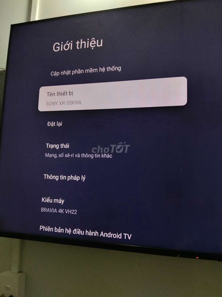 Tivi Sony XR-55X90L. Mua bán Tivi, Âm thanh tại Huyện Hòa Thành Tây Ninh được đăng bởi Huy Gia hình 1