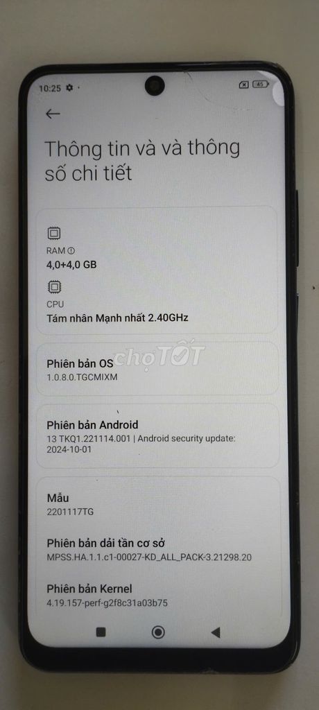 Xiaomi Redmi 2201117TG Đen Đã qua sử dụng. Mua bán Điện thoại tại Huyện Kim Động Hưng Yên được đăng bởi Mint hình 1