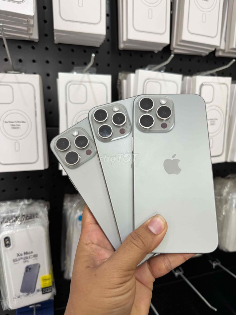Apple iPhone 15 Pro Max 512GB Xám Đã sử dụng. Mua bán Điện thoại tại Thành phố Biên Hòa Đồng Nai được đăng bởi Tungpham hình 1