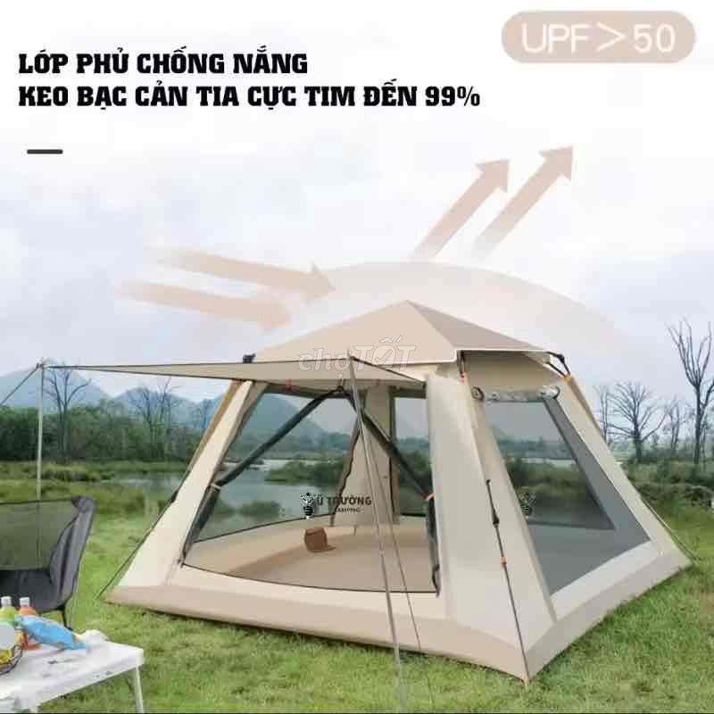 Lều cắm trại 4 cửa lớn siêu thoáng khí. Mua bán Đồ thể thao, Dã ngoại tại Thành phố Thủ Đức Tp Hồ Chí Minh được đăng bởi Shop quà tặng hình 1