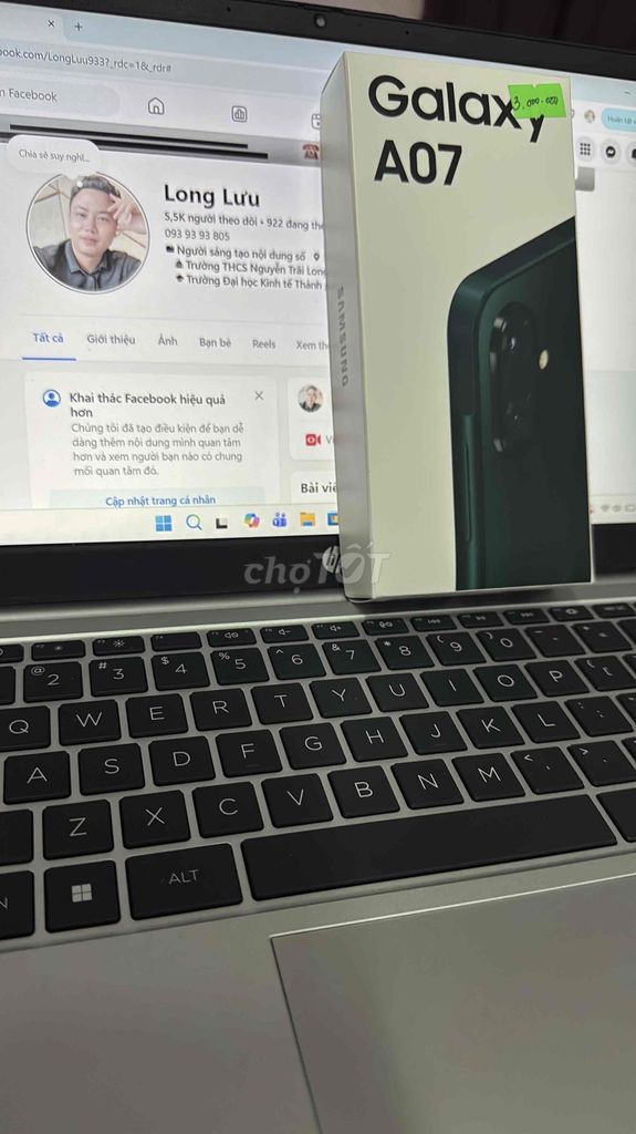 Samsung Galaxy A07 128GB Xanh lá Mới. Mua bán Điện thoại tại Huyện Long Điền Bà Rịa - Vũng Tàu được đăng bởi Long Lưu hình 1