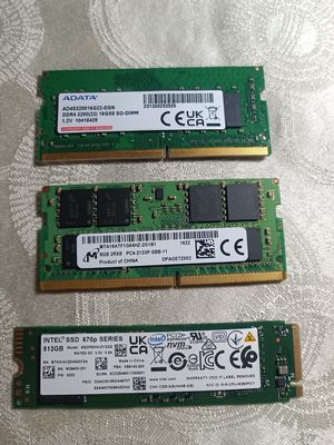 Laptop bị hư nên tháo Ram + SSD ra bán. Mua bán Linh kiện (RAM, Card...) tại Quận Sơn Trà Đà Nẵng được đăng bởi Duy Chung