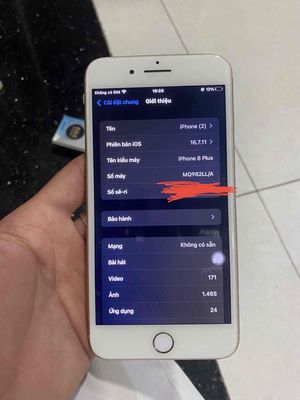 cần pass ip 8plus như ảnh không lỗi lầm. Mua bán Điện thoại tại Quận Tân Phú Tp Hồ Chí Minh được đăng bởi Thành Long