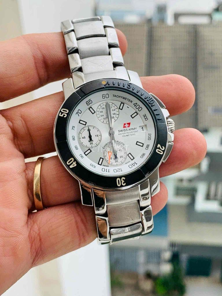 đồng hồ chronograph máy nhật zin keng like new