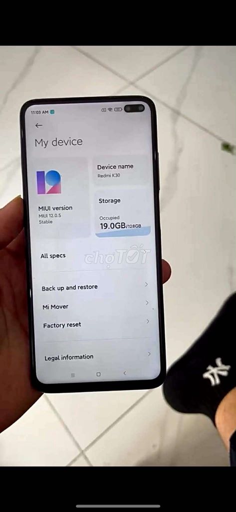 Xiaomi Redmi K30 128GB Đen. Mua bán Điện thoại tại Huyện Phù Mỹ Bình Định được đăng bởi Dai Nguyen hình 1