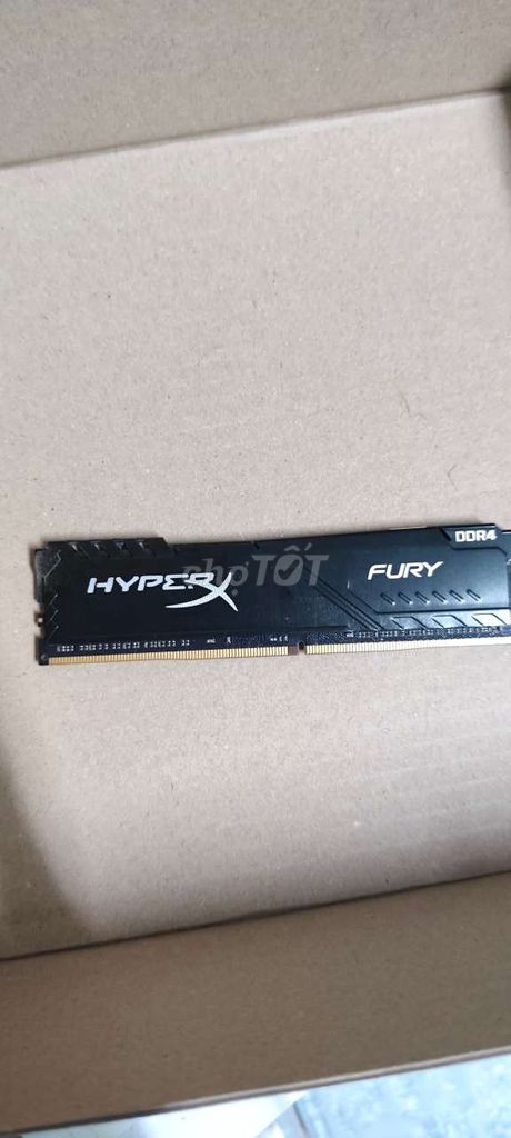 RAM HyperX Fury 16GB DDR4 3200, màu đen, có tản. Mua bán Linh kiện (RAM, Card...) tại Thành phố Hạ Long Quảng Ninh được đăng bởi Nguyễn Thanh Tùng hình 1