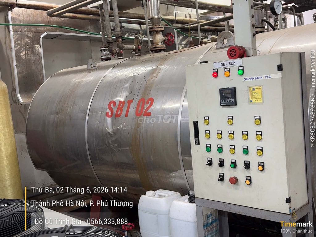 Lò hơi công nghiệp 1.3 tấn/buồng 2 buồng đốt. Mua bán Đồ chuyên dụng, Giống nuôi trồng tại Quận Tây Hồ Hà Nội được đăng bởi Tên chưa cung cấp hình 1