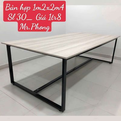 Bàn họp bàm làm việc 2m4 giá 1tr8 tphcm. Mua bán Bàn ghế tại Quận Bình Thạnh Tp Hồ Chí Minh được đăng bởi Phong Nội Thất Thanh Bình