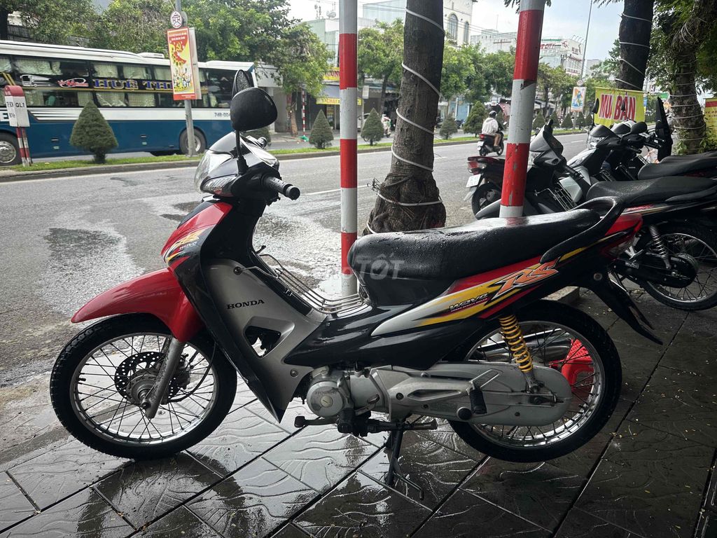 Honda Wave RS 2008 красный, черный, серебристый