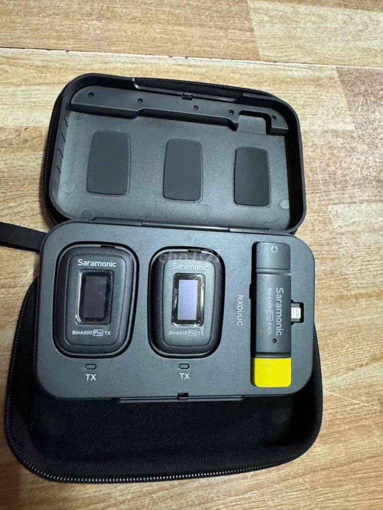 Micro không dây Saramonic Blink 500 Đen. Mua bán Tivi, Âm thanh tại Quận 4 Tp Hồ Chí Minh được đăng bởi Bi Bi  hình 1