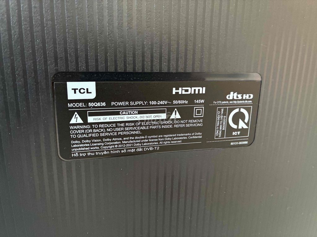 TV TCL hỏng màn, máy làm sữa hạt vỡ cối.. Mua bán Tivi, Âm thanh tại Huyện Đông Hưng Thái Bình được đăng bởi tiến nguyễn hình 1
