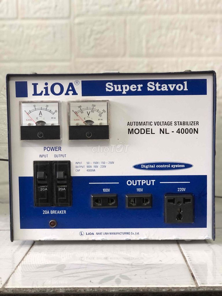Ổn áp LIOA NL - 4000N. Mua bán Nội thất, đồ gia dụng khác tại Huyện Đông Hưng Thái Bình được đăng bởi Huy Nguyễn hình 1