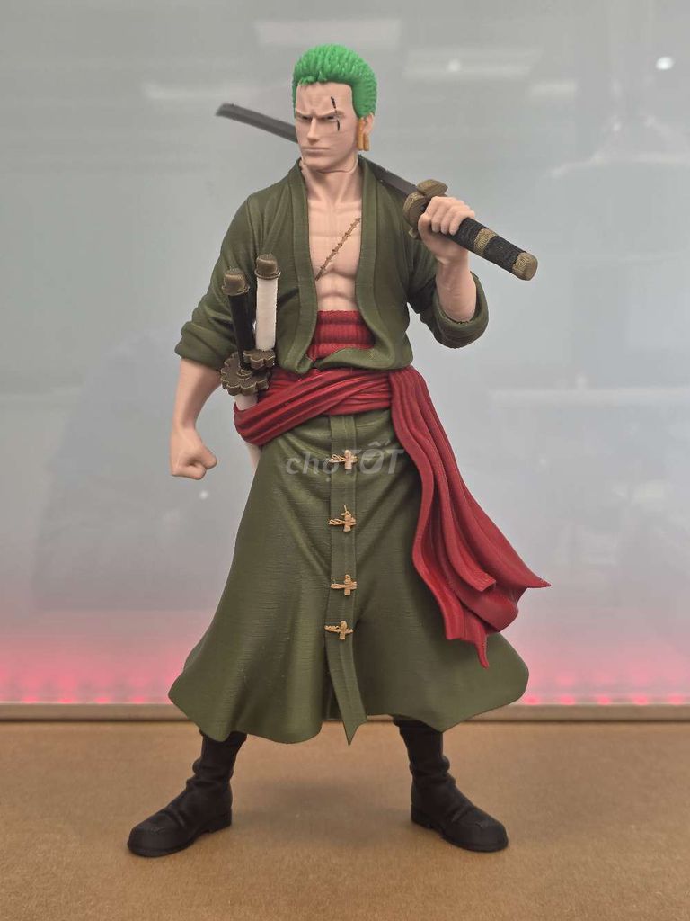 Mô hình nhân vật Roronoa Zoro One Piece. Mua bán Sở thích khác tại Thị xã Phổ Yên Thái Nguyên được đăng bởi Đồ chơi in3D  hình 1
