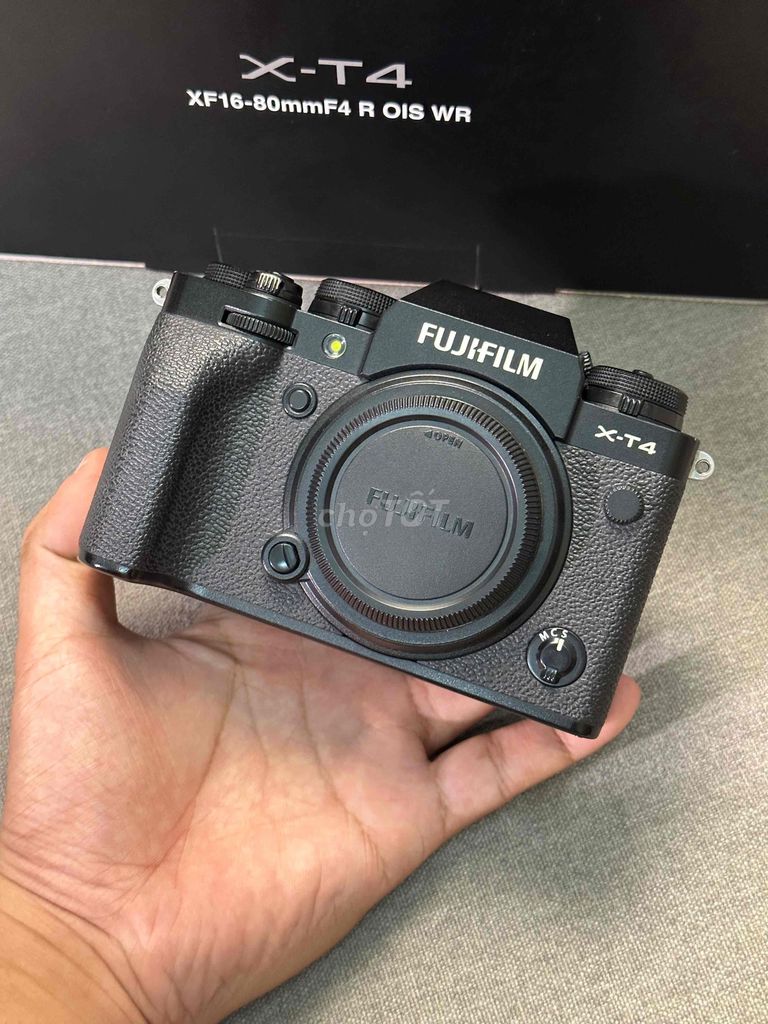 Fujifilm XT4 Black Fullbox. Mua bán Máy ảnh, Máy quay tại Quận Hải Châu Đà Nẵng được đăng bởi Tiến Đạt hình 1