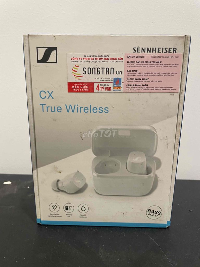 Tai nghe Sennheiser CX True Wireless Trắng New Ope. Mua bán Tivi, Âm thanh tại Quận Gò Vấp Tp Hồ Chí Minh được đăng bởi Dustin hình 1