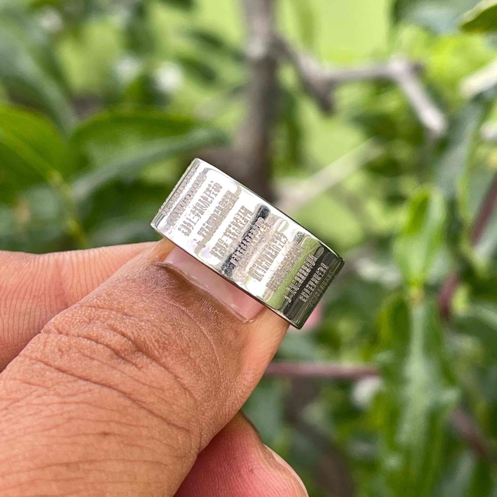 Nhẫn Titanium Nhật Bản size 19. Mua bán Phụ kiện thời trang khác tại Quận 8 Tp Hồ Chí Minh được đăng bởi Huỳnh Nhân hình 1