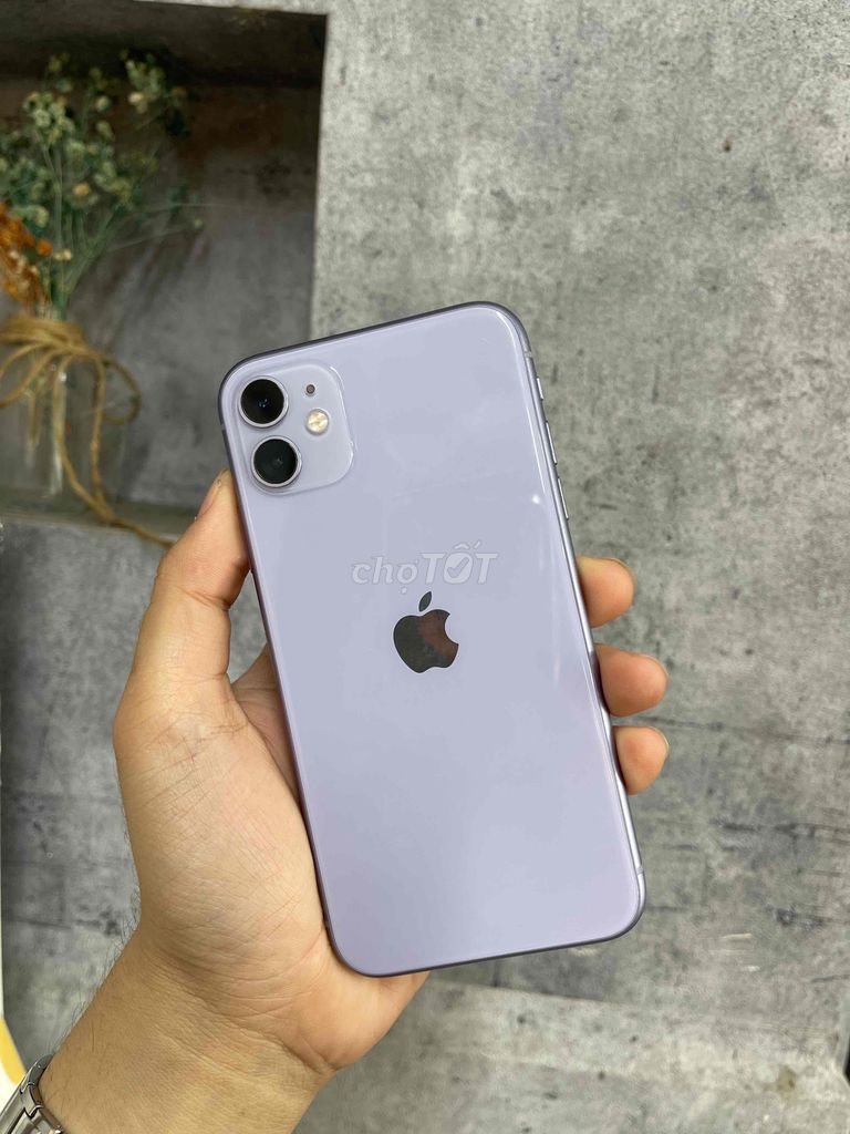 IPhone 11 64GB Tím Zin đẹp 99 Pin 100 qte Mỹ 2 sim