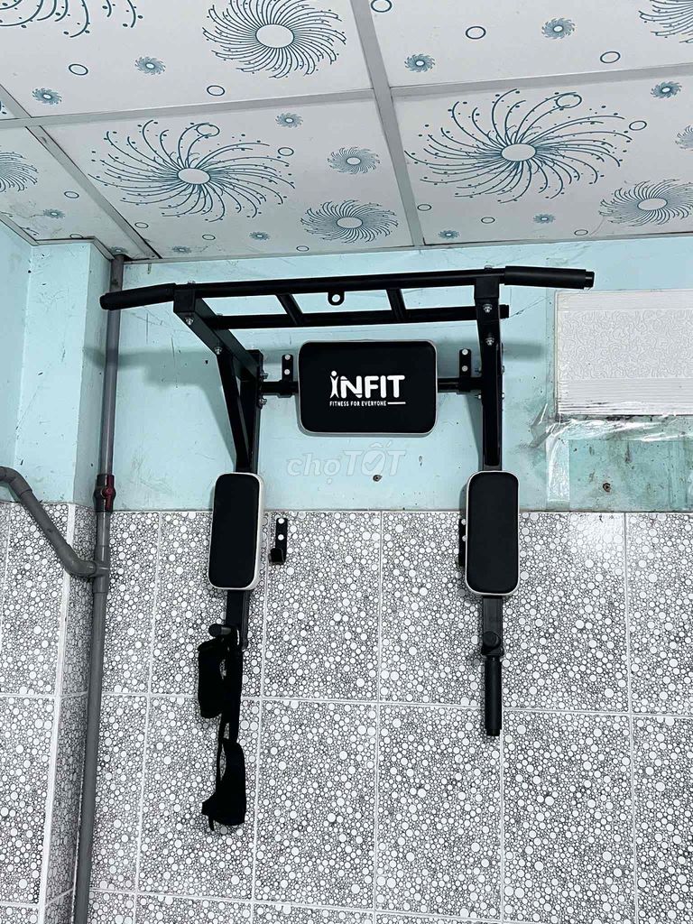 Xà đơn treo tường Infit Kim loại Đen Mới. Mua bán Đồ thể thao, Dã ngoại tại Quận 12 Tp Hồ Chí Minh được đăng bởi Đỗ Thanh Phong hình 1
