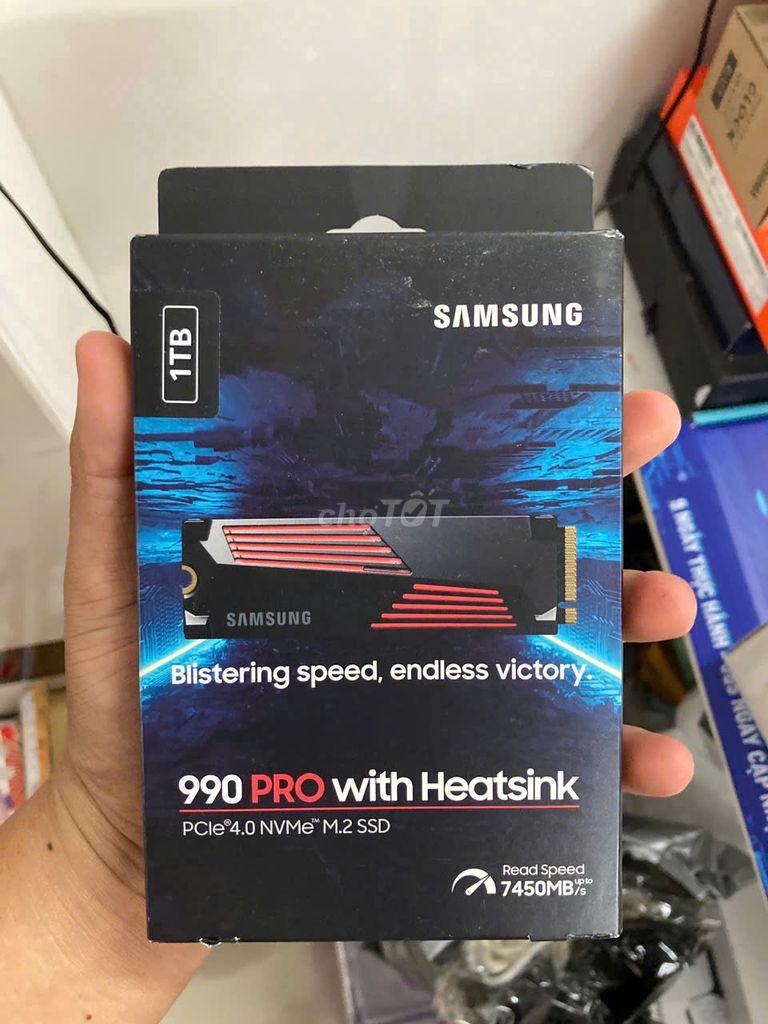 Ổ cứng ssd samsung 1t. 990 pro with heatsink