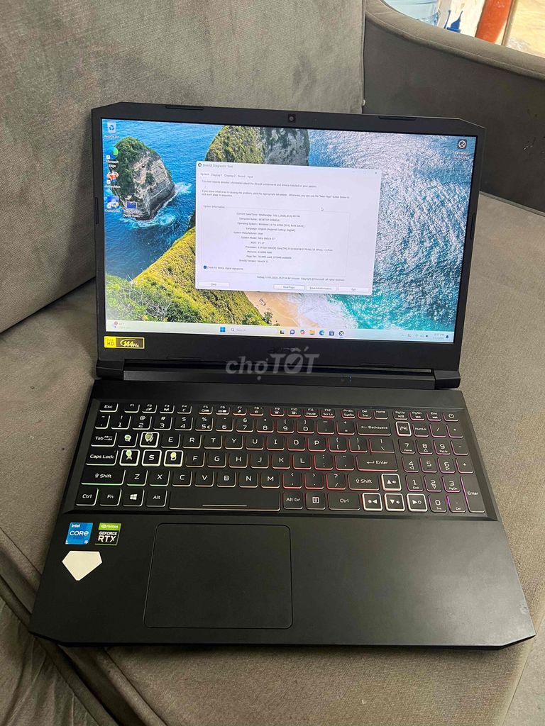 Acer nitro 5 i5-11400H/8/512. Mua bán Laptop tại Quận Đống Đa Hà Nội được đăng bởi HQ Computer hình 1