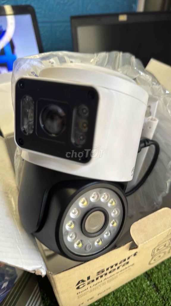 Camera yoosee 2 mắt 4K 8.0Mpx chính hãng mới 2024