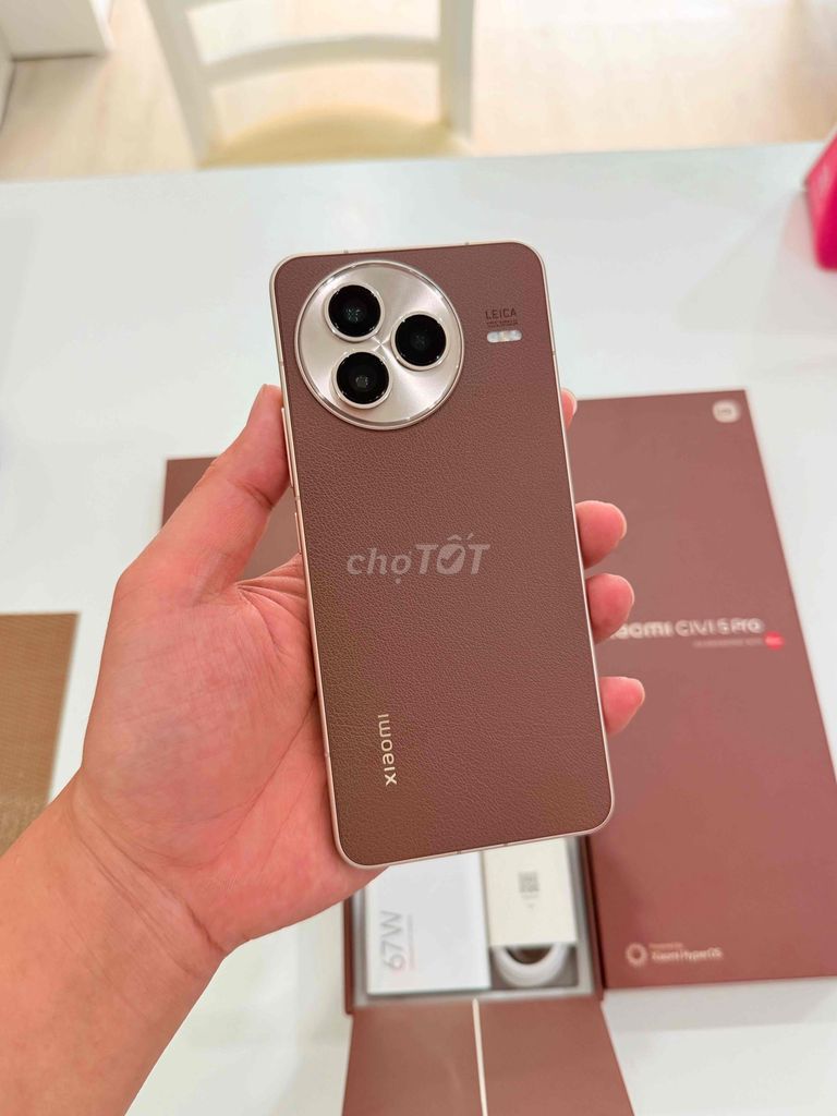 Xiaomi Civi 5 Pro 256GB Full Box Zin đẹp chip mạnh. Mua bán Điện thoại tại Thành phố Thủ Đức Tp Hồ Chí Minh được đăng bởi Điện Thoại Tốt giá sinh viên  hình 1