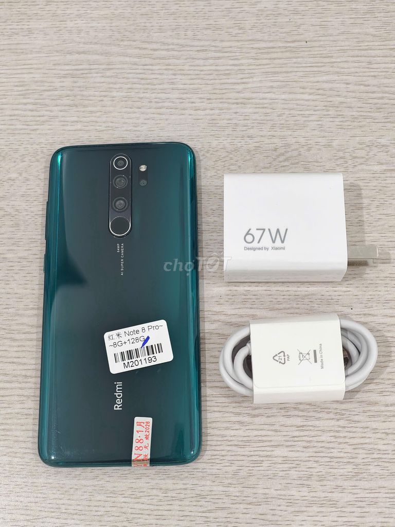 Xiaomi Redmi Note 8 Pro 8/128 Xanh Quốc Tế có COD. Mua bán Điện thoại tại Quận Ba Đình Hà Nội được đăng bởi Android Top hình 1