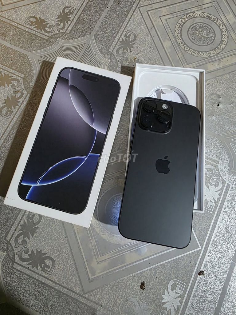 Apple iPhone 16 Pro Max 256GB Đen 90%. Mua bán Điện thoại tại Quận 1 Tp Hồ Chí Minh được đăng bởi Hội Đồ Điện Tử hình 1