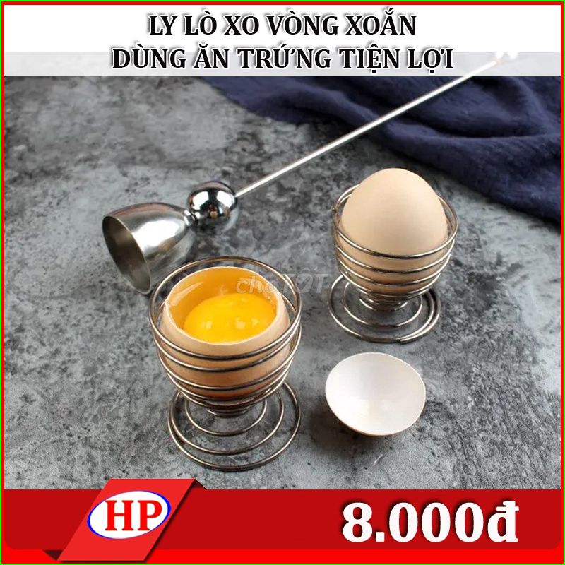 LY LÒ XO VÒNG XOẮN DÙNG ĂN TRỨNG TIỆN LỢI