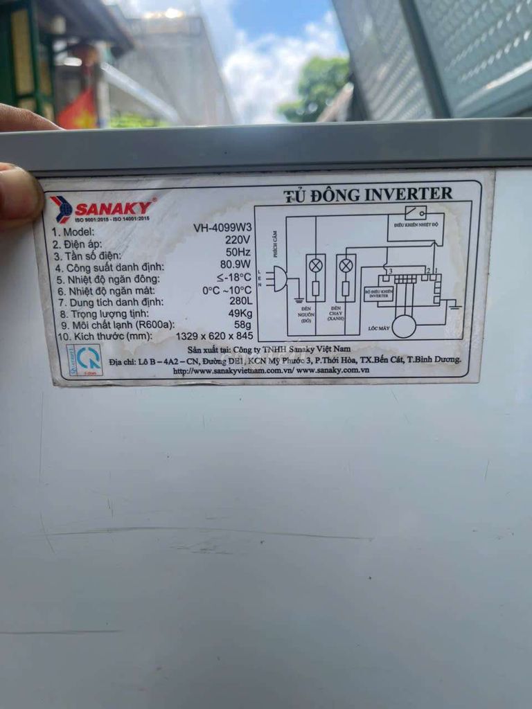 Tủ đông Sanaky VH-4099W3 280L Trắng 2 cửa. Mua bán Tủ lạnh tại Huyện Bình Chánh Tp Hồ Chí Minh được đăng bởi nguyễn tấn hoàng hình 1