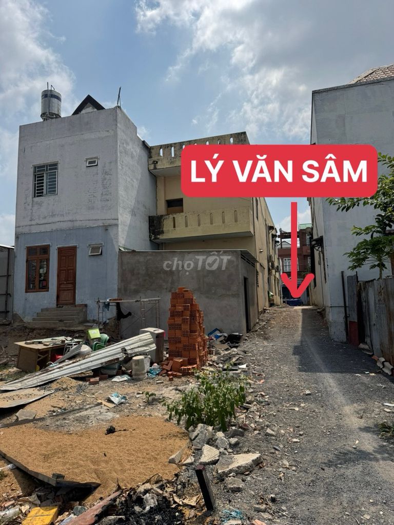 BÁN ĐẤT 1 SẸC LÝ VĂN SÂM VÀO 30M - GẦN TRƯỜNG TIỂU HỌC TAM HIỆP A
