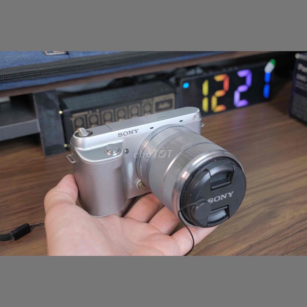 Máy ảnh Sony NEX-F3 Bạc Đã qua sử dụng. Mua bán Máy ảnh, Máy quay tại Huyện Thống Nhất Đồng Nai được đăng bởi Babybun hình 1