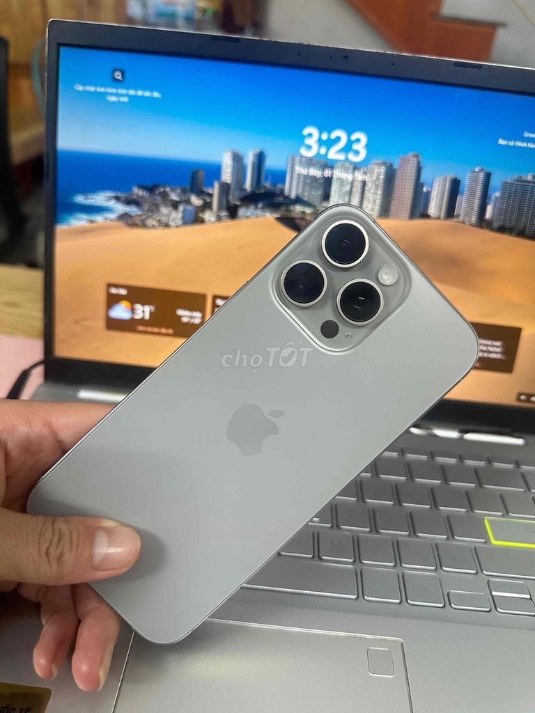 iPhone 16 Pro Max 256GB Titan Full Zin. Mua bán Điện thoại tại Quận Ngũ Hành Sơn Đà Nẵng được đăng bởi Tài Ngô hình 1