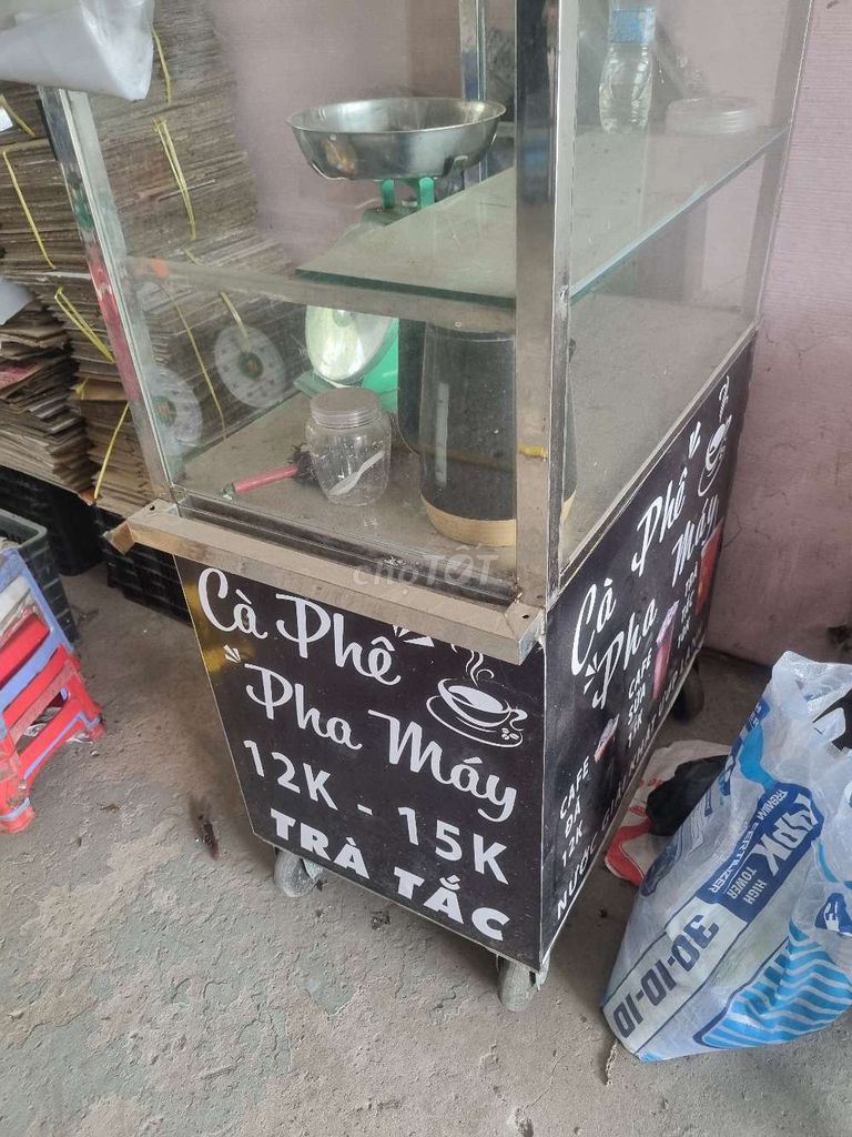Tu inox + máy pha cafe. Mua bán Đồ chuyên dụng, Giống nuôi trồng tại Thành phố Cao Lãnh Đồng Tháp được đăng bởi le minh chi hình 1