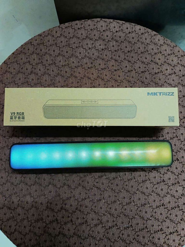 Loa Bluetooth MKTRIZZ V9 RGB LED mới. Mua bán Tivi, Âm thanh tại Huyện Bến Lức Long An được đăng bởi Tạp Hoá hình 1