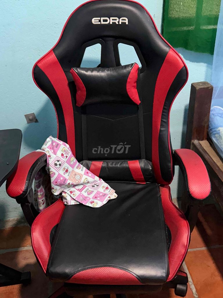 Ghế gaming EDRA Da Đen, Đỏ Hỗ trợ cột sống. Mua bán Bàn ghế tại Huyện Củ Chi Tp Hồ Chí Minh được đăng bởi Hải Nam mobile hình 1