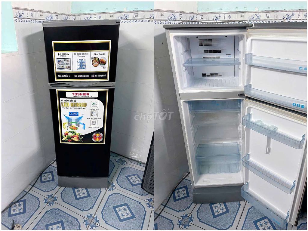 Tủ lạnh Toshiba 160L ko đóng tuyết . Mua bán Tủ lạnh tại Huyện Hóc Môn Tp Hồ Chí Minh được đăng bởi Phương Mai hình 1
