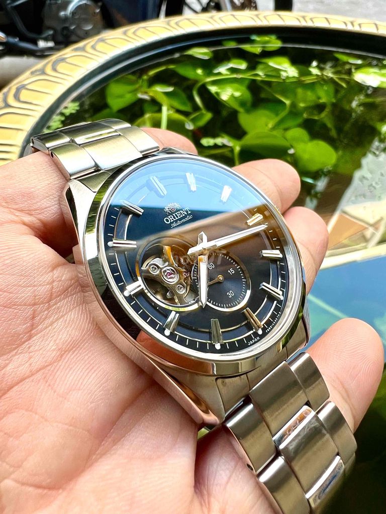 Đồng hồ Orient Nam Thép không gỉ Bạc. Mua bán Đồng hồ tại Thành phố Tân An Long An được đăng bởi Danh Nguyen Watch hình 1